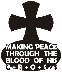 making peace through the blood of his cross