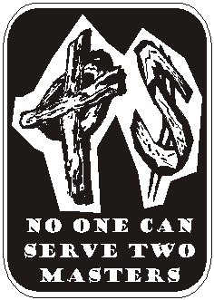 no one can serve two masters