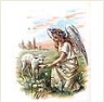 Angel and lamb