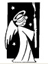 Little angel with candle