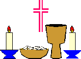 Holy vessels and candles