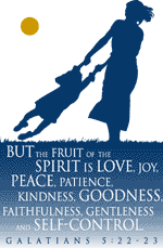 But the fruit of the Spirit is love, joy, peace, patience, kindness, goodness, faithfulness, gentleness and self-control. Galatians 5: 22-23 - color