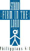 Stand firm in the Lord Philippians 4:1  -  color