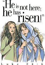 Click for a larger version of this poster on Luke 24,6
