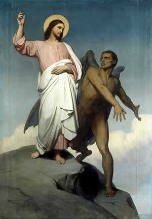 Tempation of Christ - Ary Scheffer