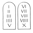 Ten Commandments, decalogue