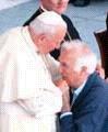 Jean Vanier and Pope John-Paul II