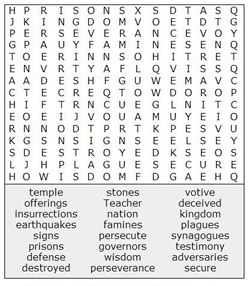 When will these things happen wordsearch puzzle