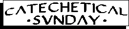 Catechetical Sunday