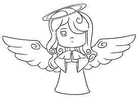 angel coloring page