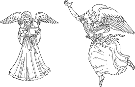 angels coloring page
