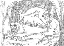 Jesus is born in a stable